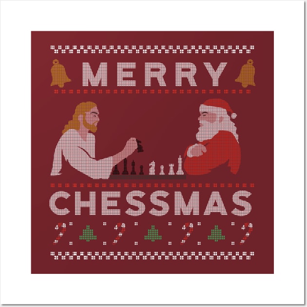 Merry chessmas Wall Art by elaissiiliass